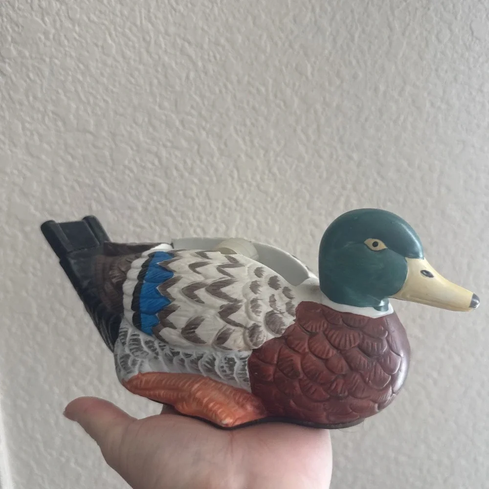 VTG Mallard Duck Standard Tape Dispenser Pond Woodland Animal Decor